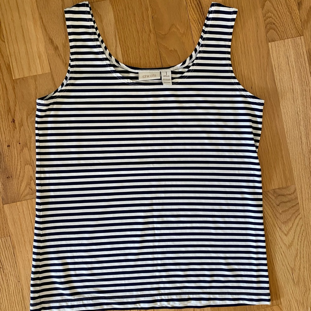Chico’s Striped tank top